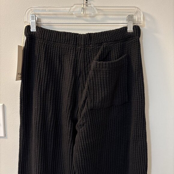 Mate the Label Organic Waffle Relaxed Jogger in Jet Black, Size Small NWT - Picture 8 of 9
